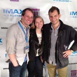 SXSW 2013 flimmakers party Todd lawson with TOP FLOOR writerproducer Daniella Kahane and director Aaron David DeFazio