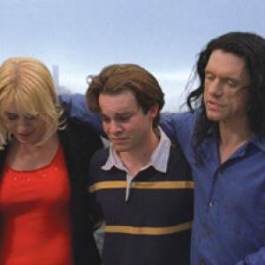Still of Philip Haldiman, Tommy Wiseau and Juliette Danielle in The Room (2003)