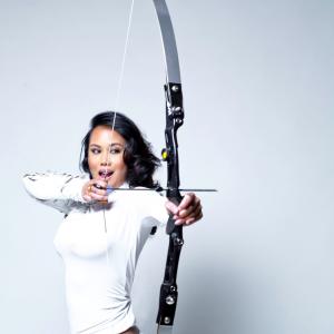 Archer  Recurve Bow 30lbs draw weight Hair  Make Up by Terrell Mullin