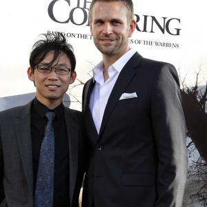 James Wan and John Brotherton The Conjuring premiere 2013