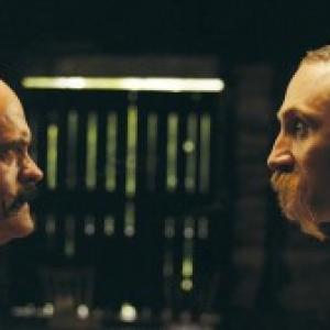 James Collins Christian Bako in a Rickards beer commercial for their Movember moustache campaign