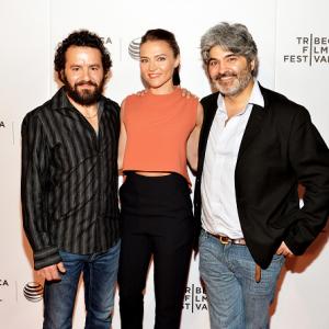 Max Casella, Trieste Kelly Dunn, and Onur Tukel attend the premier of 