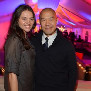 Actress Trieste Kelly Dunn and Hoon Lee attend SCAD Television Festival in Atlanta