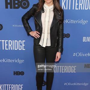 Trieste Kelly Dunn attends the Olive Kitteridge premier at the SVA theatre in NYC on October 27th 2014