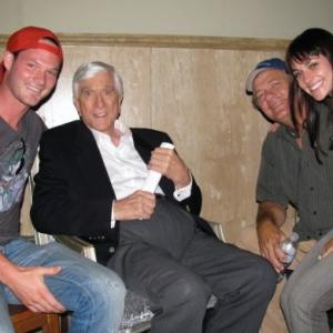 Leslie Nielsen Bill Corcoran Brian Guest and Alex Mauriello in Stonerville 2011
