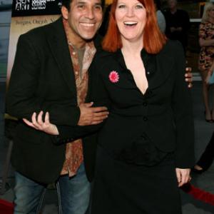 Kate Flannery and Oscar Nuez at event of The Promotion 2008