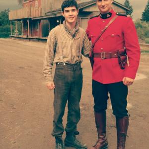 With Daniel Lissing on When Calls The Heart Tv Series2014