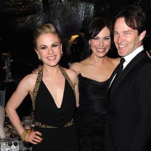 Michelle Forbes Anna Paquin and Stephen Moyer