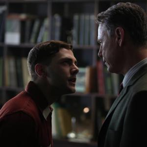 Still of Xavier Dolan and Bruce Greenwood in Elephant Song 2014