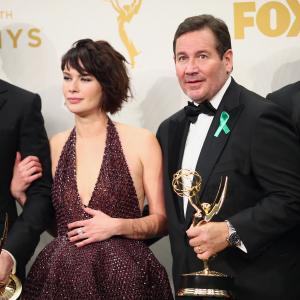 Lena Headey David Nutter DB Weiss and John Bradley at event of The 67th Primetime Emmy Awards 2015