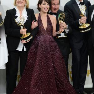 Lena Headey and David Nutter at event of The 67th Primetime Emmy Awards 2015