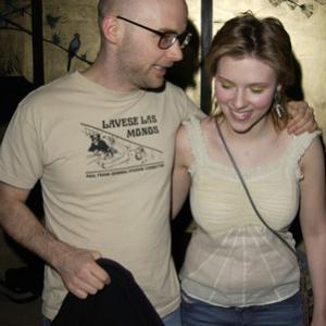 Moby and Scarlett Johansson