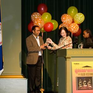 Award Presentation at Redemptive Film Festival for feature Prayer Life