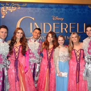 Darcy Rose Byrnes at the World Premiere of Disney's CINDERELLA (2015) (The El Capitan Theatre, Hollywood CA)
