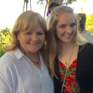 Lesley Nicol Darcy Rose Byrnes Equity UK Garden Party 2015