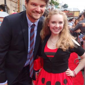 Matt Jones and Darcy Rose Byrnes at the Los Angeles Premiere of Disneys PLANES FIRE AND RESCUE 2014