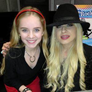 Darcy Rose Byrnes and Orianthi