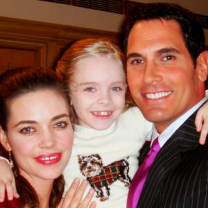 Amelia Heinle Darcy Rose Byrnes and Don Diamont The Young and the Restless 2006