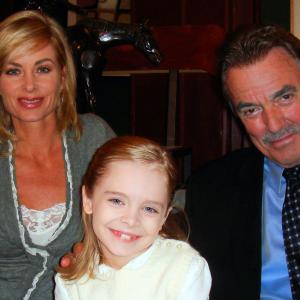Eileen Davidson Darcy Rose Byrnes and Eric Braeden The Young and The Restless 2006