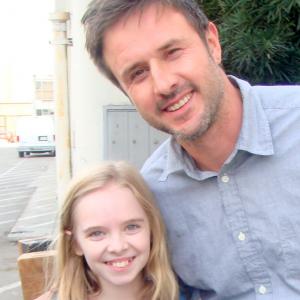 Darcy Rose Byrnes and David Arquette