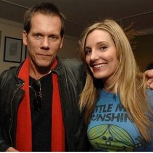 Kevin Bacon and Crystal Fambrini of Current TV during 2007 Park City  Project Greenhouse Presented by Lexus Hybrid Living  Day 3 at Project Greenhouse in Park City Utah United States