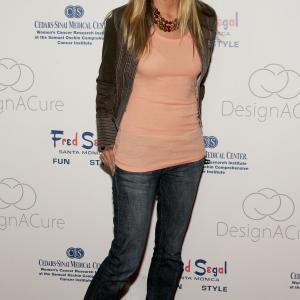 BRENTWOOD CA  OCTOBER 05 Crystal Fambrini of Current TV arrives at the inaugural Design A Cure charity event benefiting CedarsSinai Womens Cancer Research Institute held at a private estate