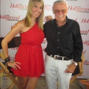 The Hollywood Reporter Host Crystal Fambrini interviews Stan Lee at Comicon 2011.