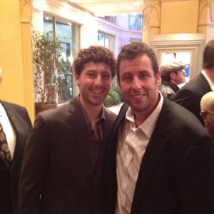 Andy Goldenberg with Adam Sandler at the JACK AND JILL Premiere in Westwood