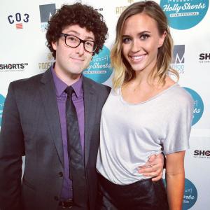 Andy Goldenberg and Aqueela Zoll at HollyShorts Film Festival 2014