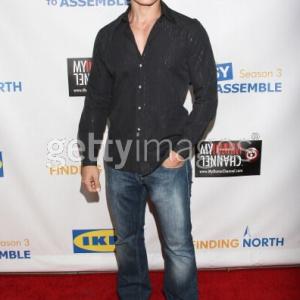 Actor Joseph Gatt arrives at the Easy To Assemble season 3 premiere at American Cinematheques Egyptian Theatre