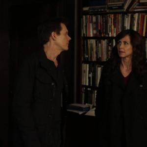 Still of Kevin Bacon and Valerie Cruz in The Following 2013