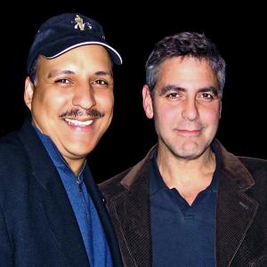 Mario Lara and George Clooney at the Warner Independent Pictures Screening of 