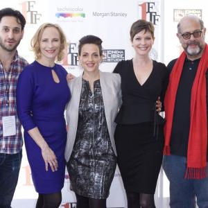 Seth Fisher Laila Robins Nicole AnsariCox Lisa Masters Fred Melamed at event for First Time Fest screening of Blumenthal