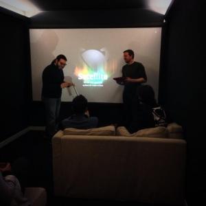 Team presentation of Setellite our onset vfx organizer iPad app Together with Donald Roos