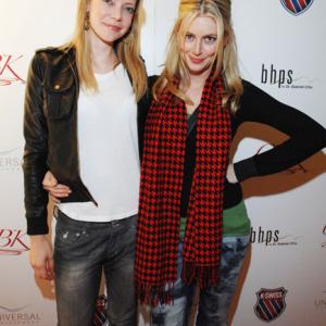 Riki Lindhome and Diora Baird at event of GBK's Oscar Lounge at SLS Hotel