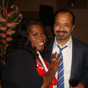 Jeffrey Wright and I at The Fela on Broadway Opening Night party
