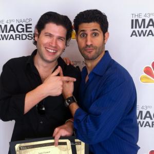 Assaf Cohen and Sam Feuer at The 43rd Annual NAACP Image Awards Nominees' Luncheon. Beverly Hills Hotel, Feb. 11, 2012.