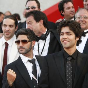 Jeremy Piven, Rhys Coiro, Assaf Cohen, Mark Mylod, Adrian Grenier, Vernon Davidson, Rob Sweeney, Marc Christie and Kevin Connolly in HBO's Entourage.
