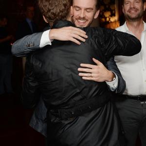 Benedict Cumberbatch and Dan Stevens at event of The Guest 2014