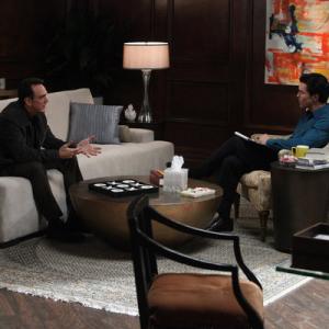 Still of Hank Azaria and Ian Anthony Dale in Free Agents 2011