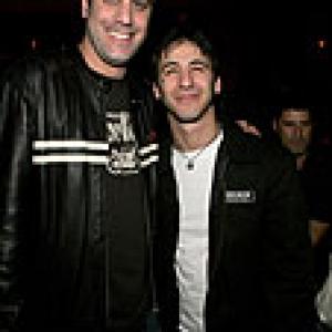 Daniel with Sully Erna of Godsmack at a 2005 Grammy Awards party