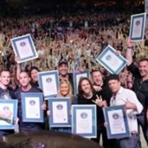 World Record for Most Cameras Used in a Live Concert Recording 239 cameras Creed 2009