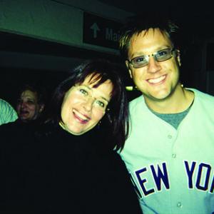 Lorraine Bracco with Jon Doscher at the World Series