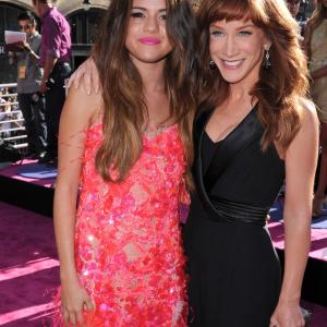 Kathy Griffin and Selena Gomez at event of Katy Perry Part of Me 2012