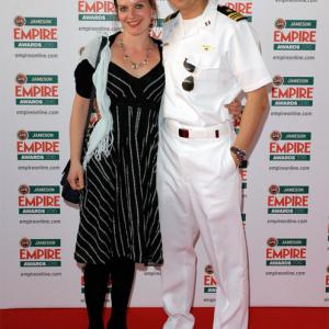 Mark Hampton and partner at the Empire Awards 2010