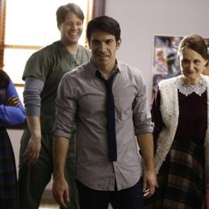 Still of Beth Grant, Chris Messina and Mindy Kaling in The Mindy Project (2012)