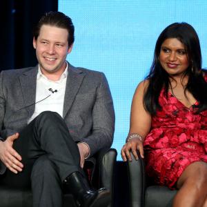 Ike Barinholtz and Mindy Kaling at event of The Mindy Project 2012