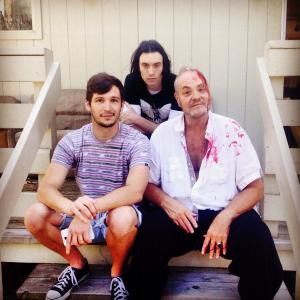 James Paxton, Director of Photography Gneel Costello, and actor M.C. Gainey on set of Boogeyman Pop