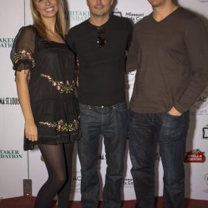 Hayley Niesciur Eric Wilkinson and Kirk Heischmidt at Cinema St Louis 2012