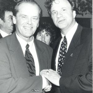 Stewart J Zully with Jack Nicholson at a fundraiser.